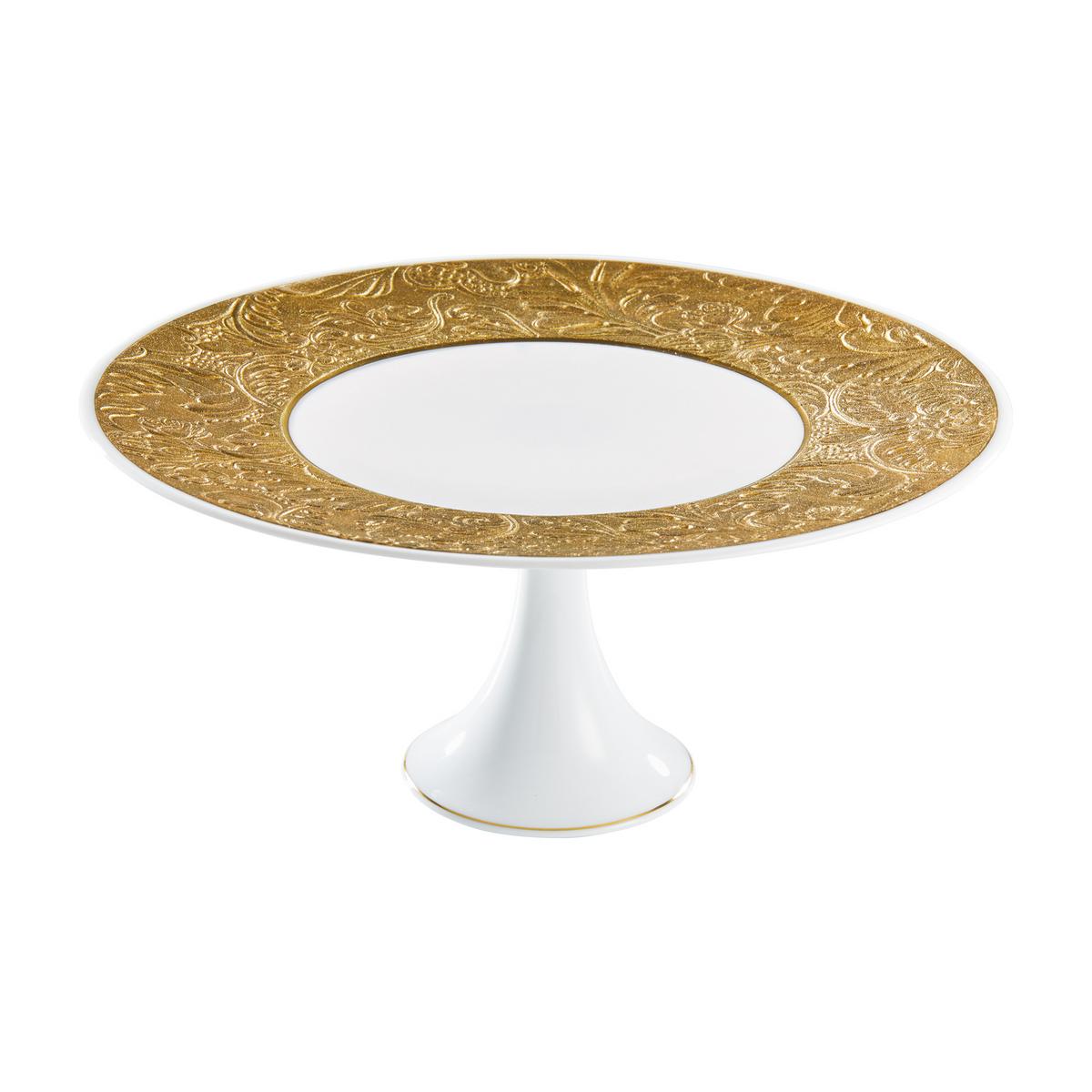 Italian Renaissance Gold Petits Fours Stand, medium size by Raynaud