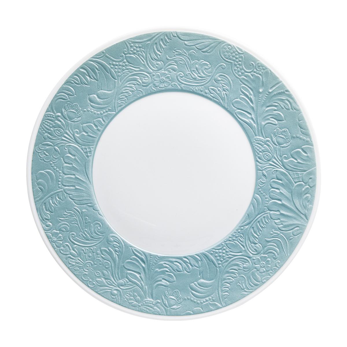 Italian Renaissance Light Blue Dessert Plate by Raynaud