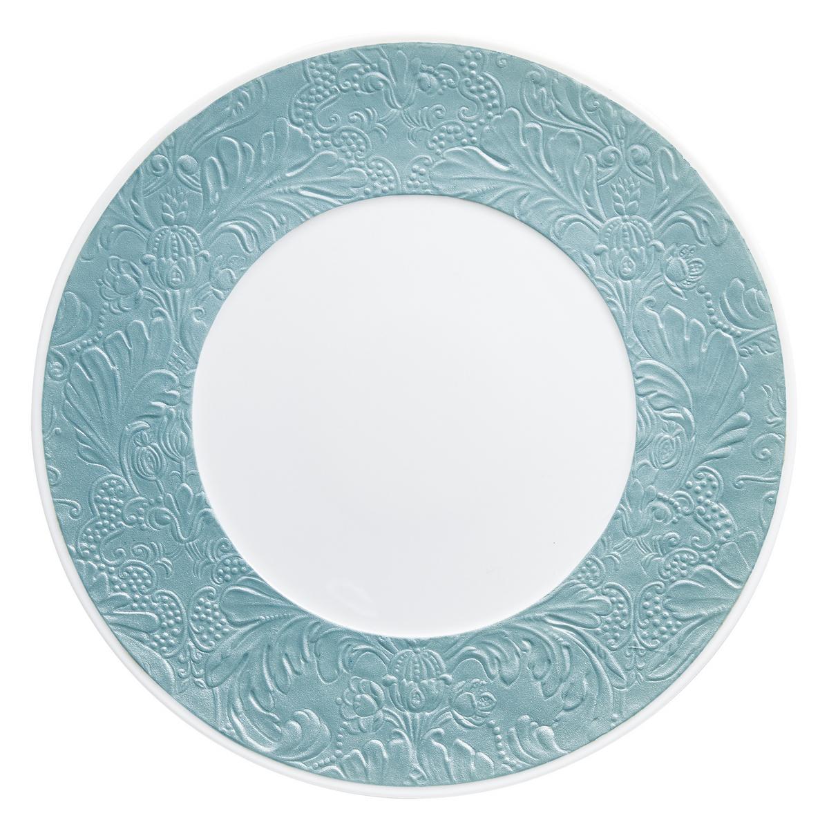 Italian Renaissance Light Blue Dinner Plate by Raynaud