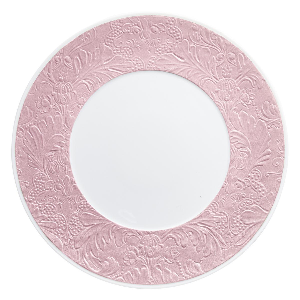 Italian Renaissance light pink dinner plate by Raynaud