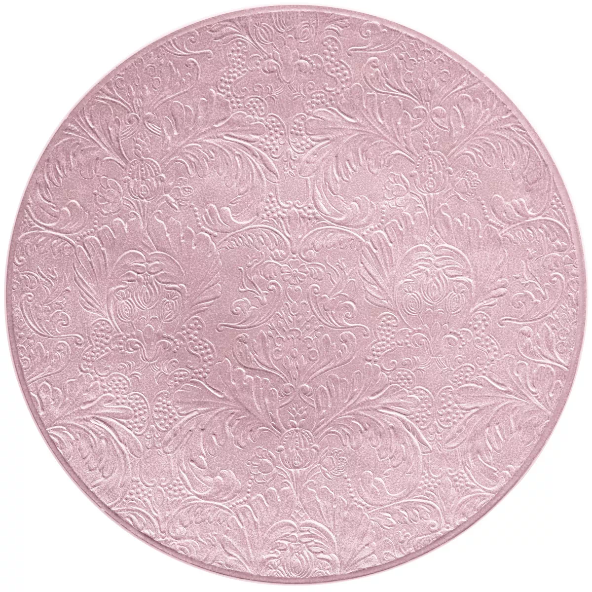 Italian Renaissance light pink charger plate, full decoration by Raynaud