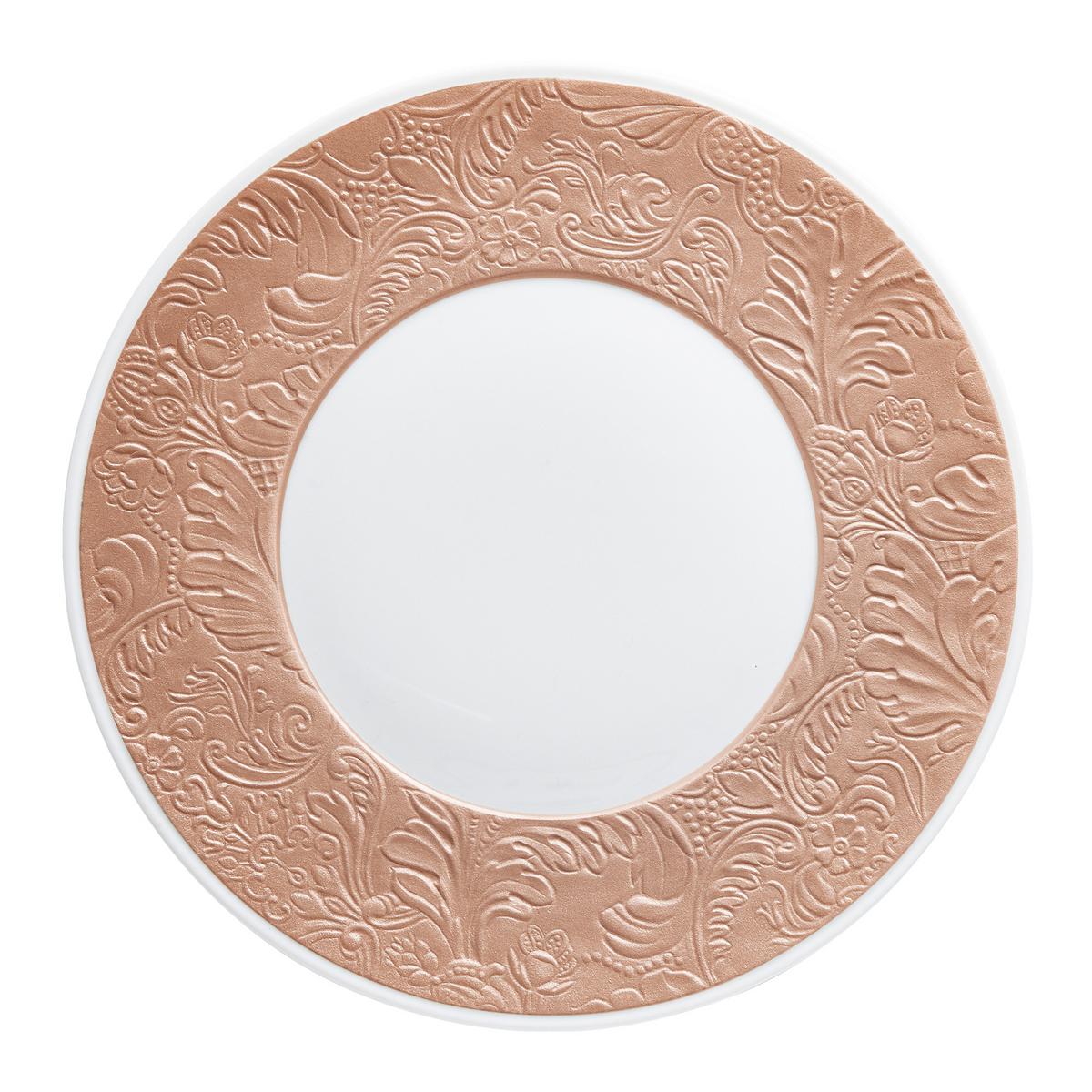 Italian Renaissance copper dessert plate by Raynaud