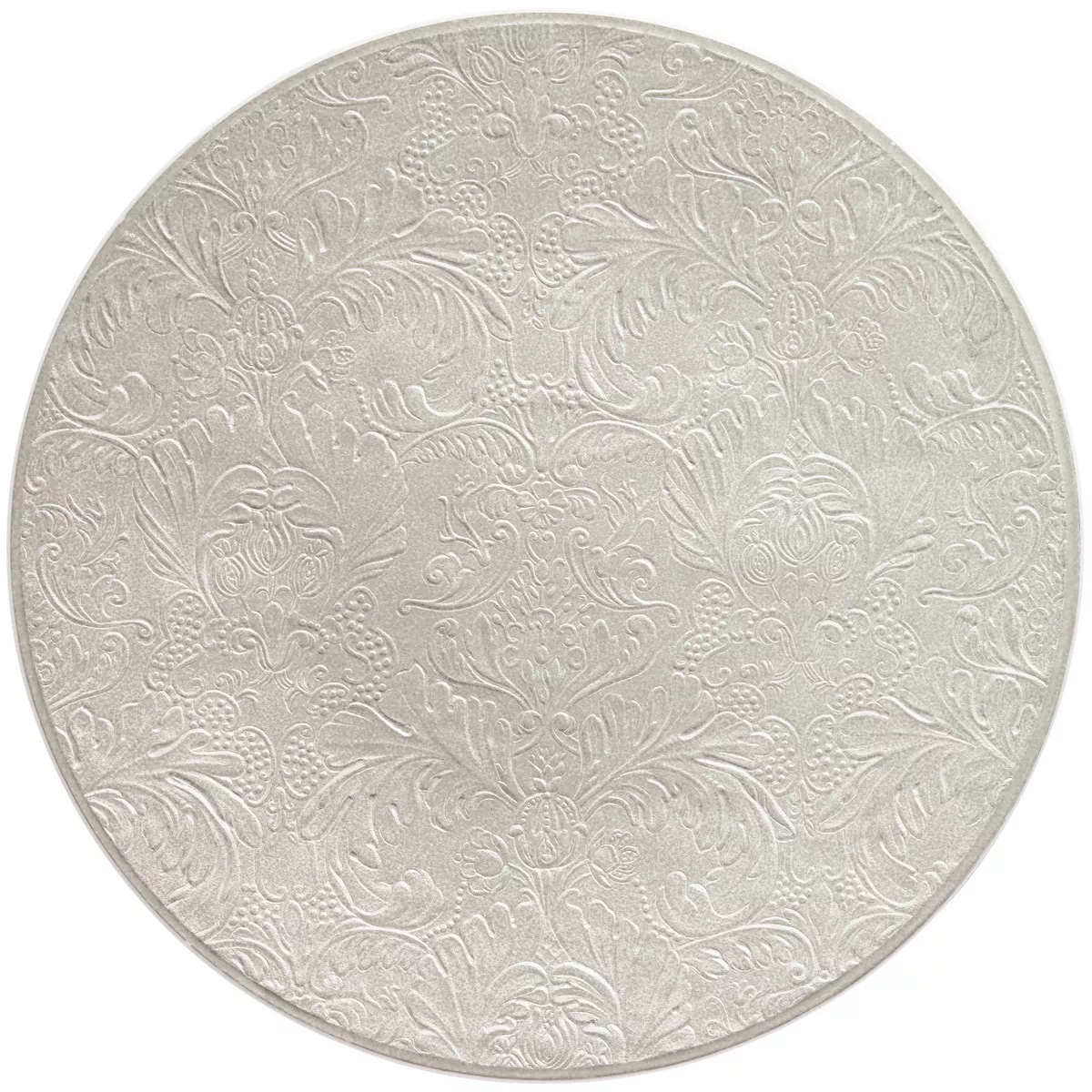 Italian Renaissance pearl grey charger plate, full decoration by Raynaud