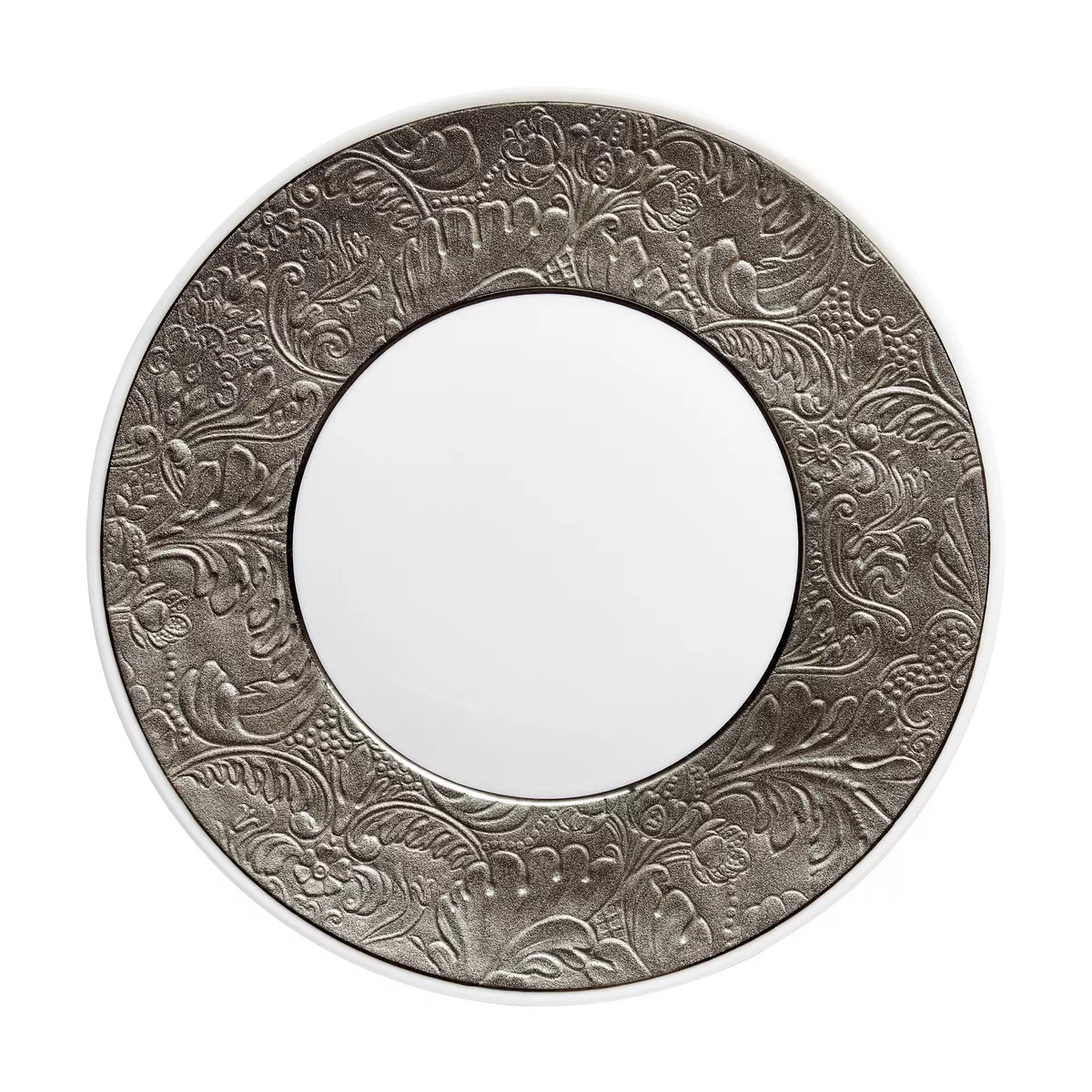 Italian Renaissance Platinum Dessert Plate by Raynaud