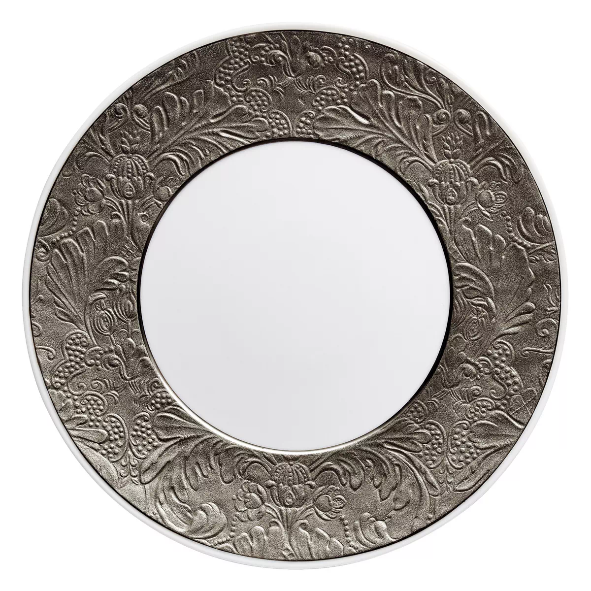Italian Renaissance Platinum Dinner Plate by Raynaud