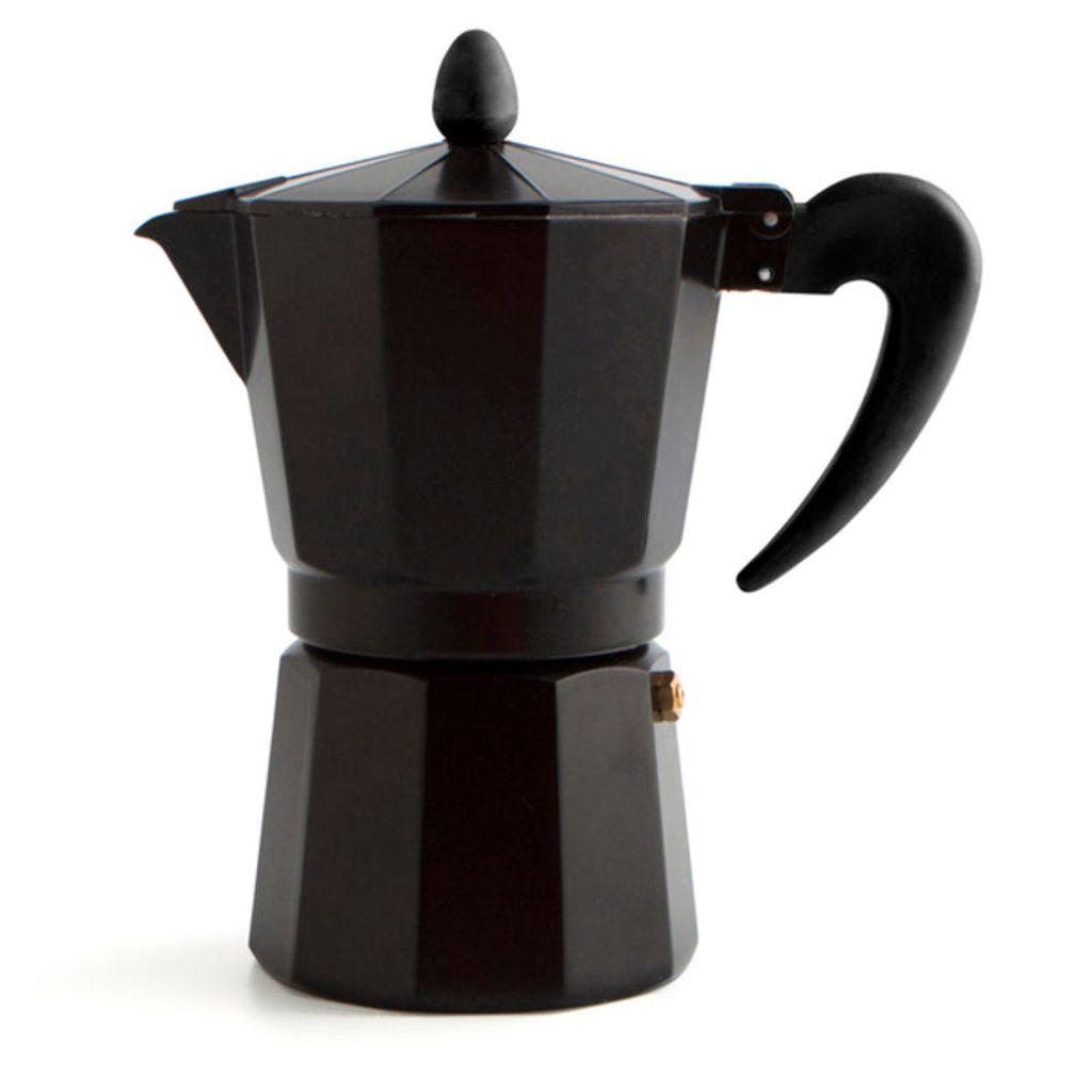 Italian coffee pot Quid Black Metal Bakelite - 9 cups