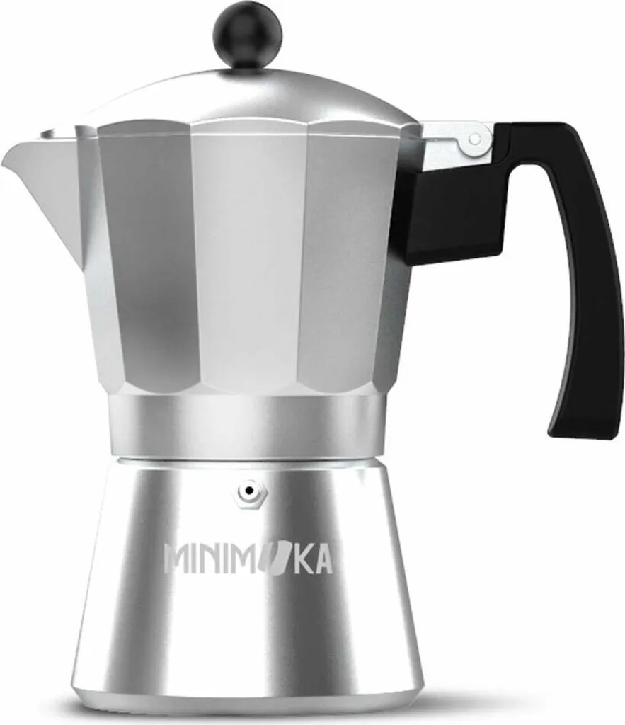 Italian coffee pot Taurus KCP9009 9T silver aluminium 9 cups