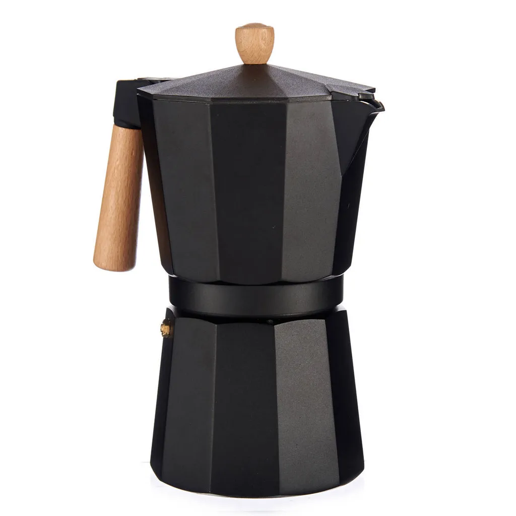 Kinvara Italian coffee machine 12 copper wood aluminum