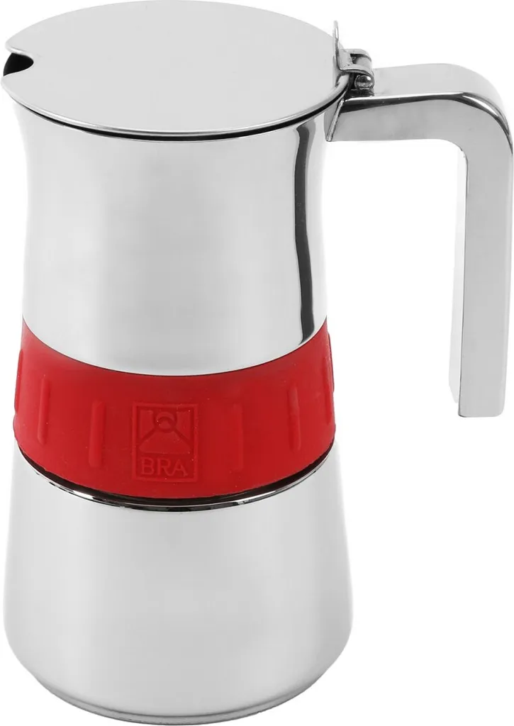 Italian coffee machine BRA Elegance Red (10 cups)
