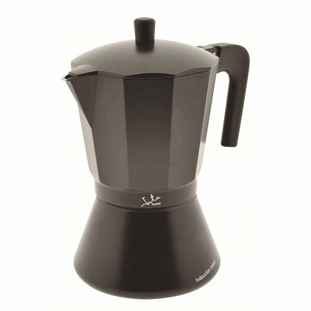 Italian coffee machine JATA CFI9 Black Aluminum 9 cups