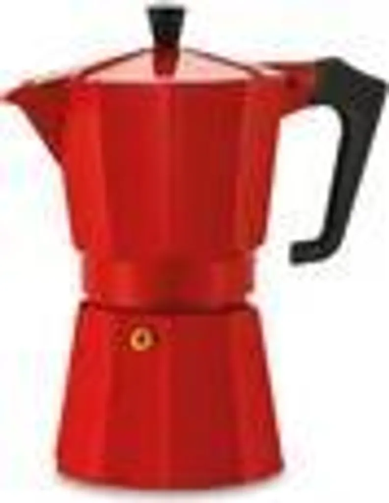 Italian coffee machine – PEZZETTI – ITALEXPRESS – Aluminium – 6 cups – Red