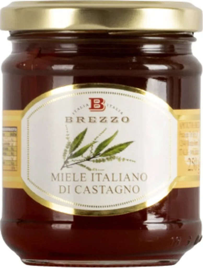 Brezzo Italian chestnut honey, 250 g (Miele di Castagno)
