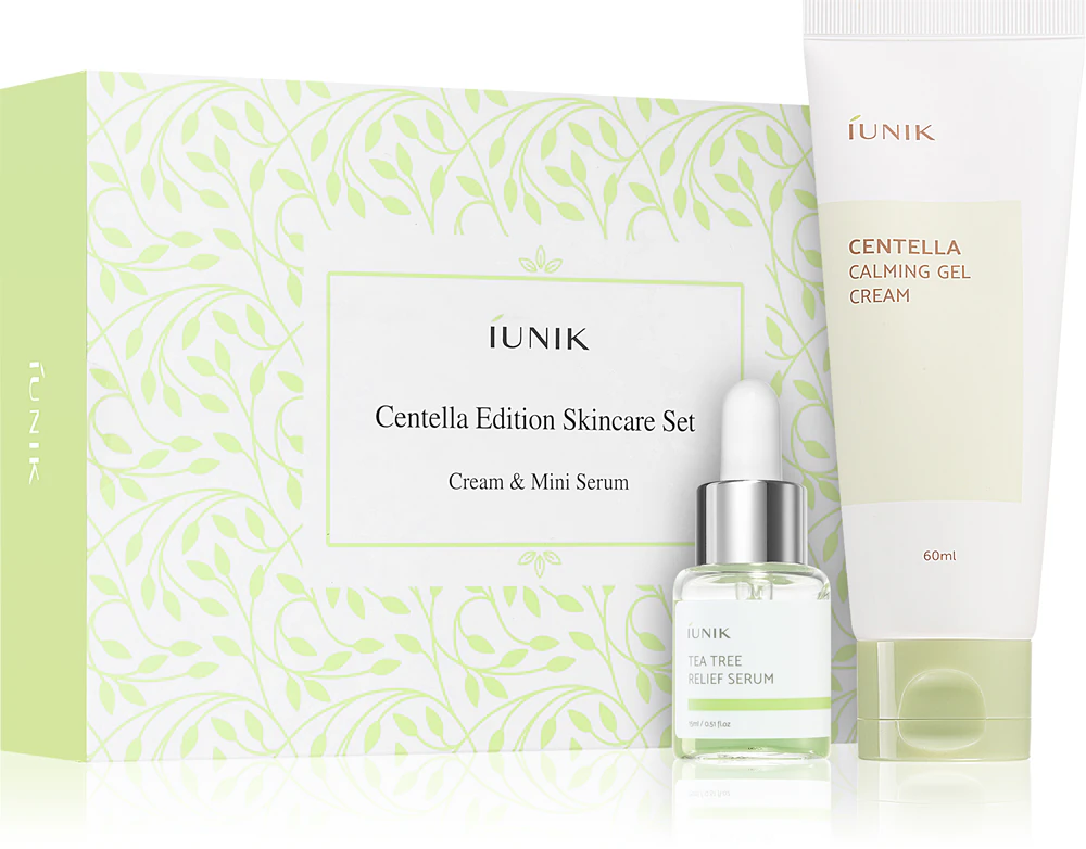 iUnik Centella Gift Set (for soothing and strengthening sensitive skin)