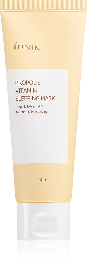 iUnik Propolis Vitamin Night Mask for skin recovery with multivitamin complex