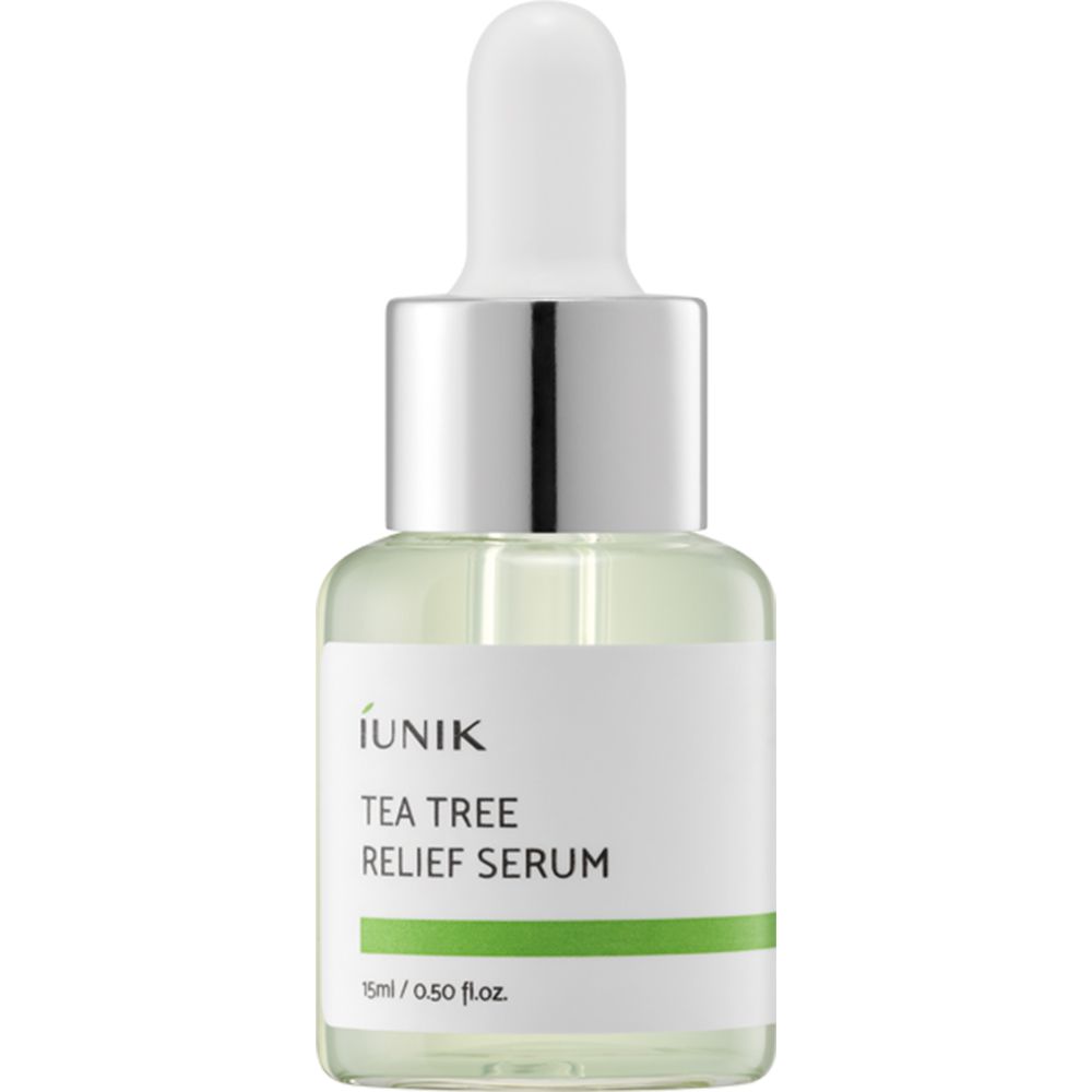 IUNIK Tea Tree Relief Calming Face Serum, 15 ml