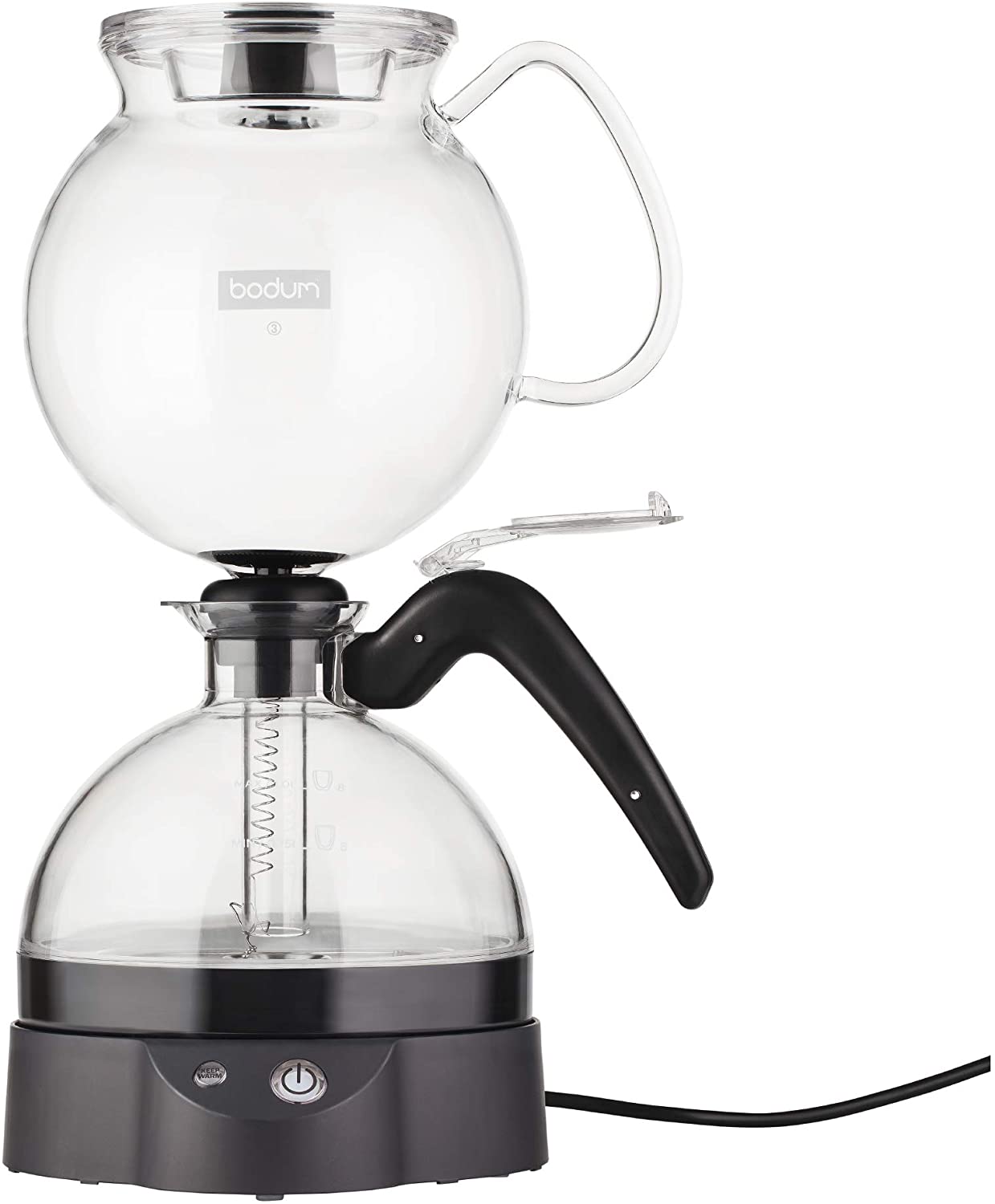 BODUM 11744-01EURO-01 ePEBO Espresso Maker, 1000 W, 8 Cups, 1.0 L