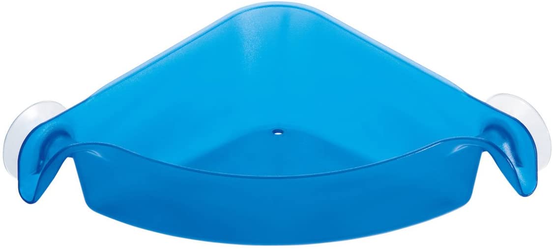 Koziol Boks Corner Organizer, Transparent Caribbean Blue