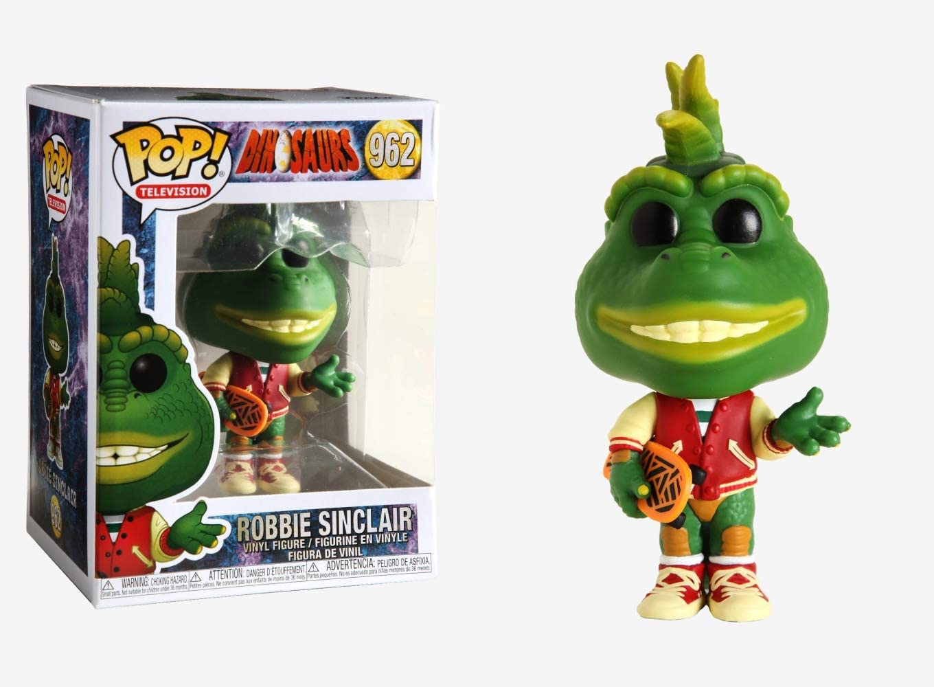 Funko 47009 POP TV Dinosaurs Robbie Sinclair Collectable Toy, Multi-Colour