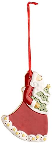 Villeroy & Boch Winter Bakery Decoration Ornament Christmas Santa, Red, 6.8 x 2.1 x 12.3 cm