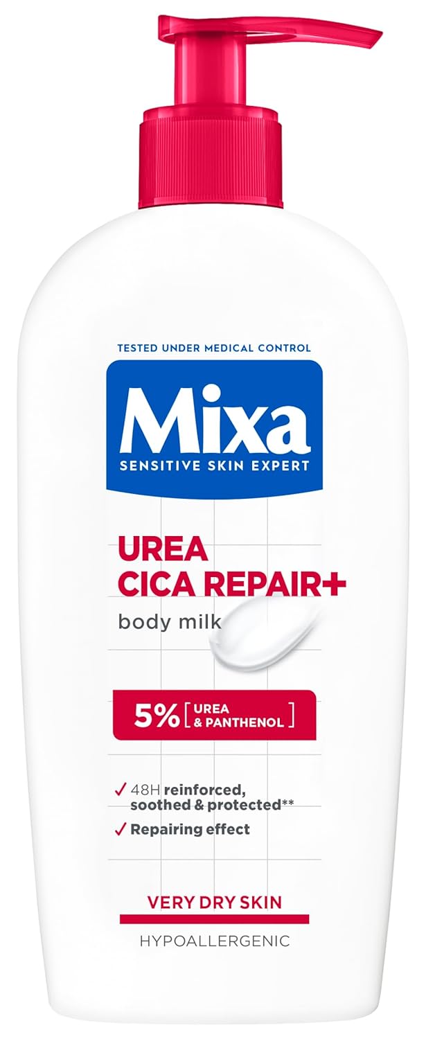 Mixa Cica-Repair Body Lotion for Sensitive, Extremely Dry and Cracked Skin, 400 ml