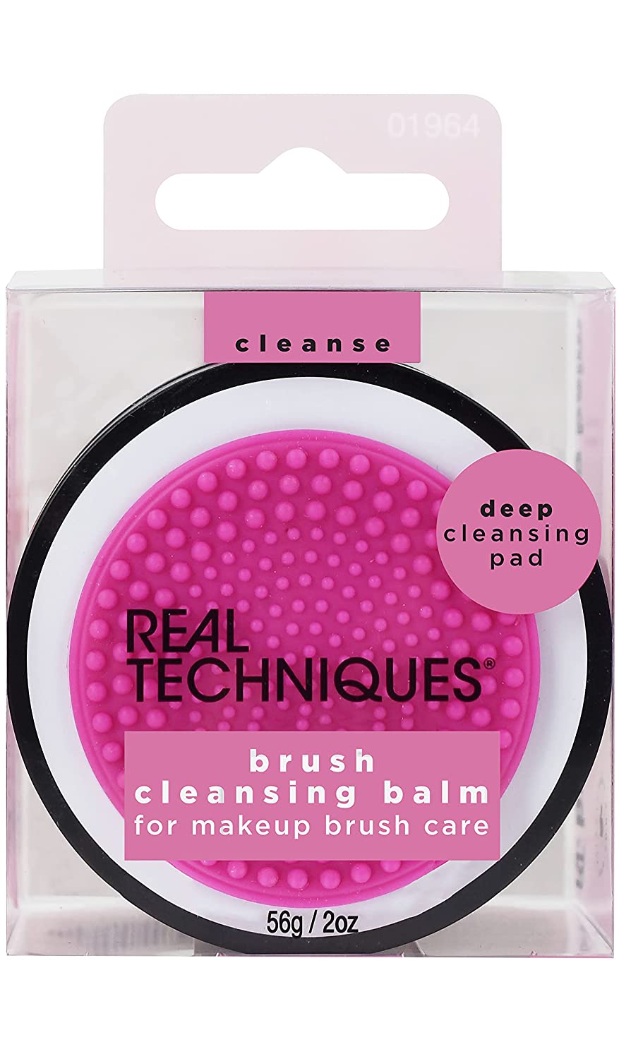 Real Techniques Cleansing Balm with Deep Cleansing Pad for Makeup Brush Care