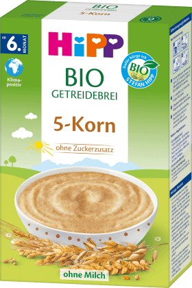 HiPP Grain porridge Organic 5-grain from the 6th month, 200 g
