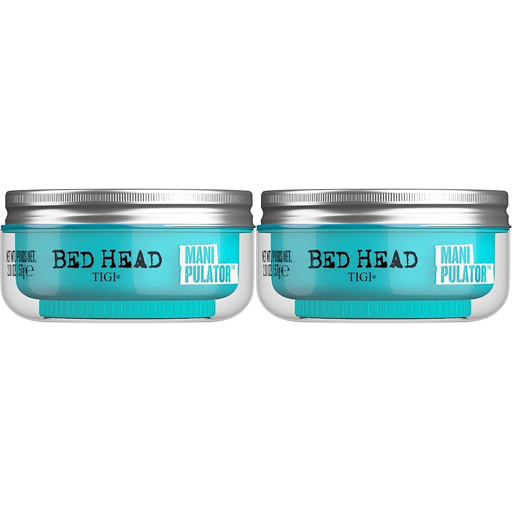 Bed Head by TIGI | Manipulator Texture Paste for Men and Women | Professional Hair Care, Hair Styling Product with Strong Hold | For Short and Medium Length Hair | 57 g (Pack of 2)