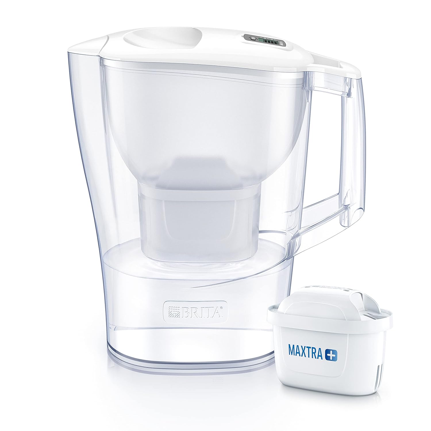 BRITA Store Brita Aluna Cool Water Filter Jug, Funnel and Jug – SMMA, Lid – ABS, 25 x 8.5 x 25 cm