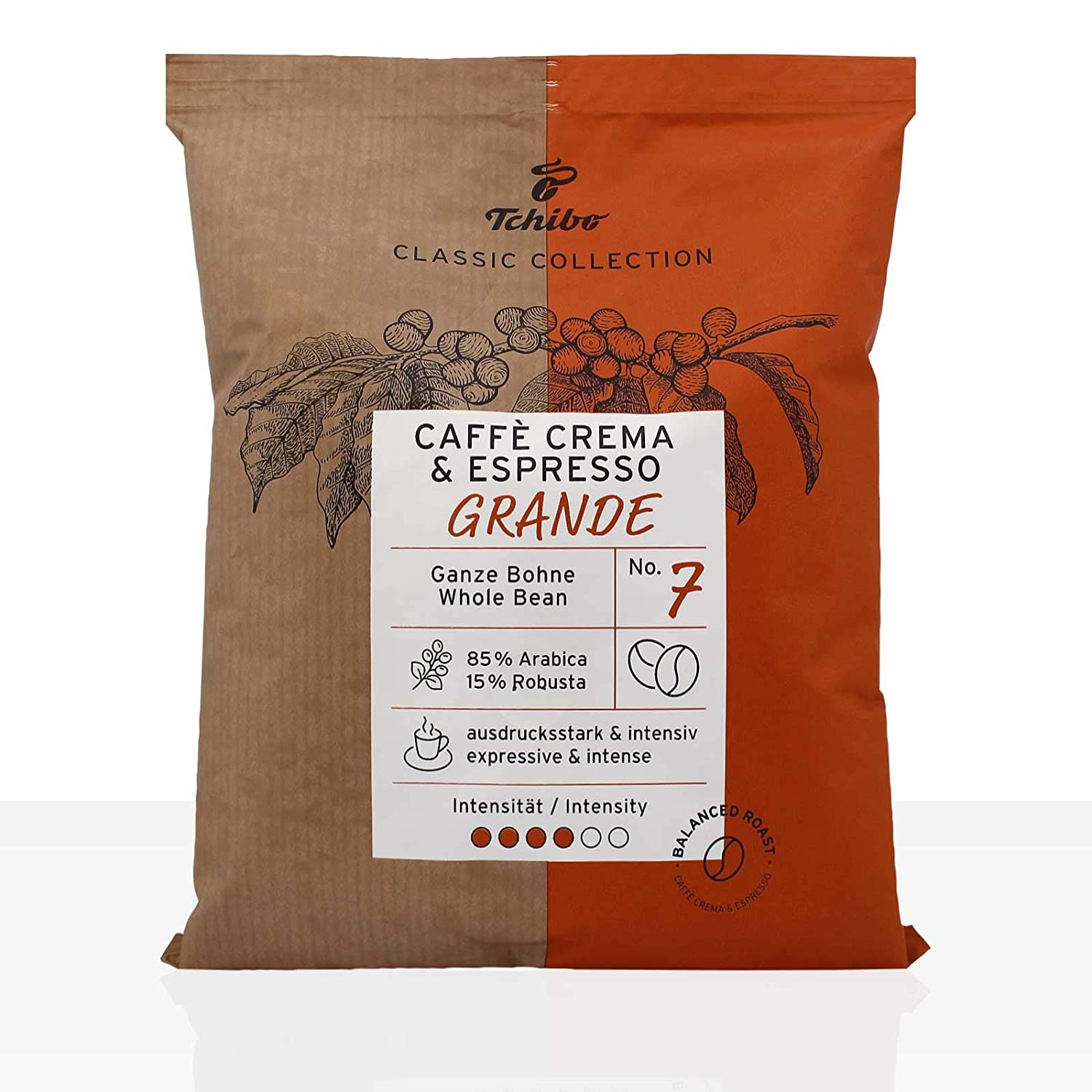 Tchibo Café Grande 10 x 500g Cafe Coffee whole bean