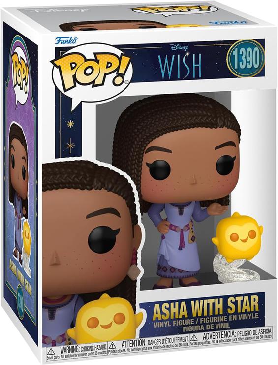 Funko POP! & Buddy: Disney Wish - Asha - Vinyl Collectible Figure - Gift Idea - Official Merchandise - Toys for Children and Adults - Ad Icons Fans - Model Figure for Collectors and Display