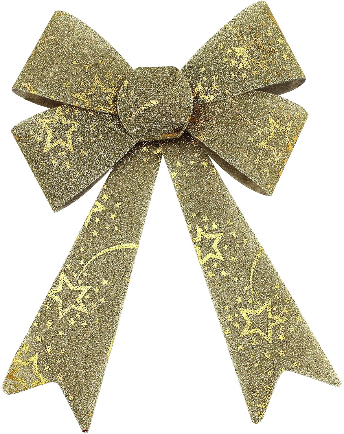 Daro Deko Glitter Bow With Stars Pattern