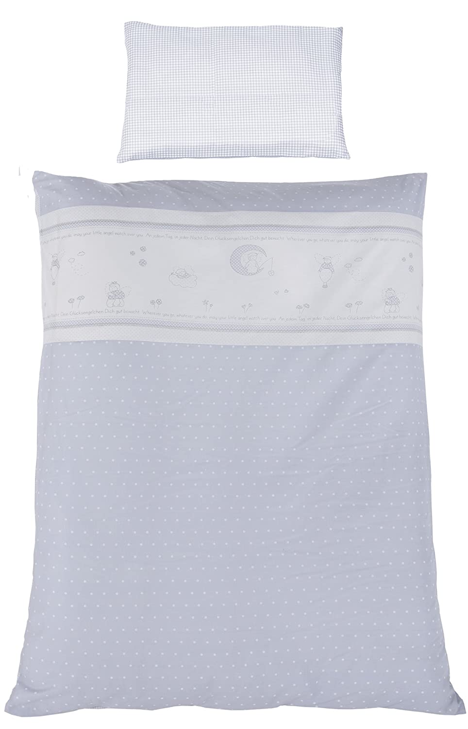 Roba 2-Piece Bedding Set, Collection Glücksengel Blue, Childrens Bed Lin