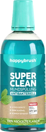 happybrush Mouthwash Super Clean, 500 ml