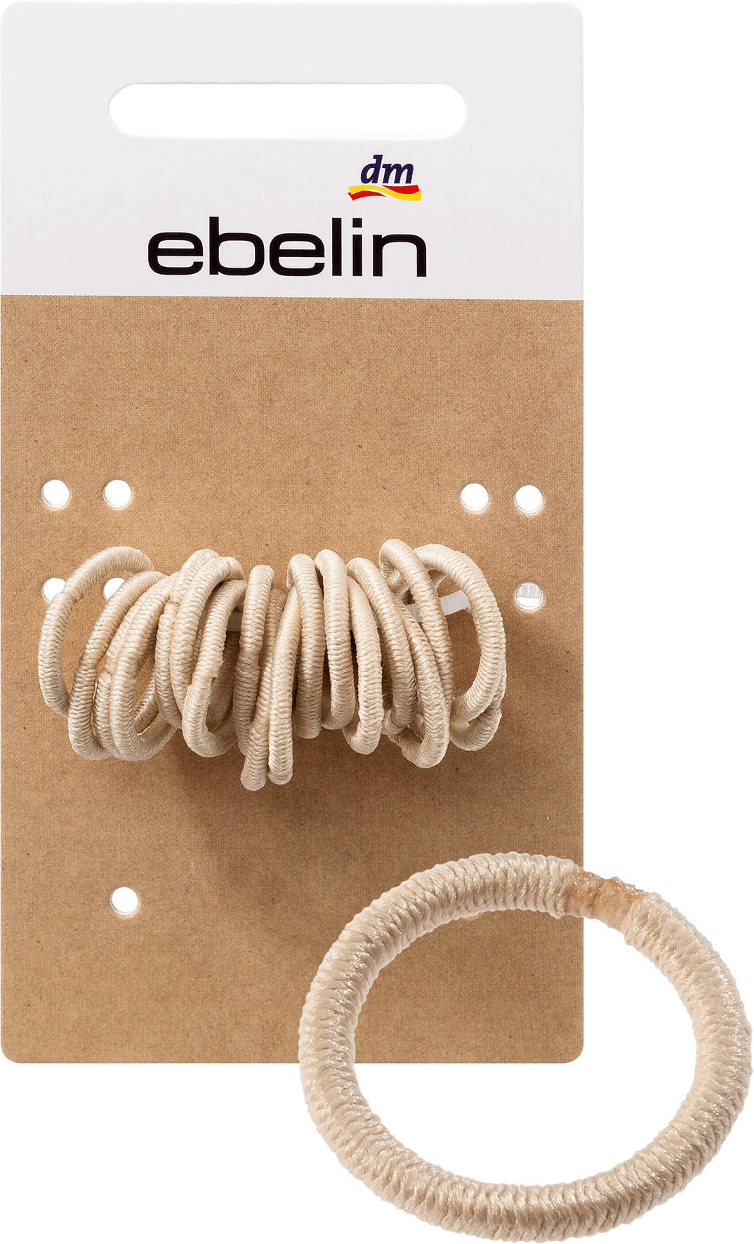 ebelin Hair Ties Mini Blonde, 18 Pcs