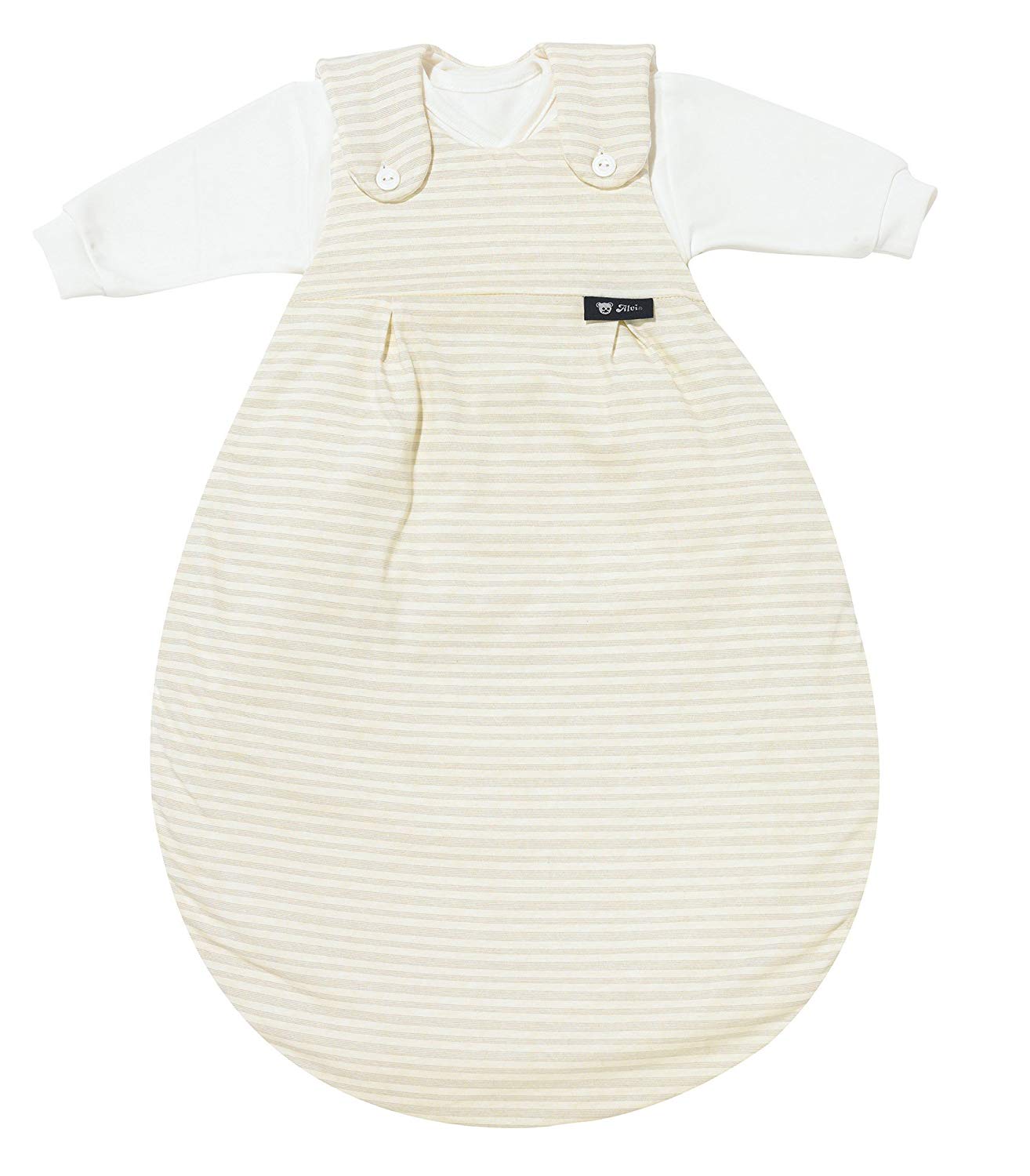 ALVI 423801056 3-Piece Baby Mäxchen, Stripes Beige