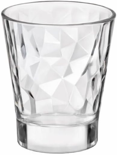 Bormioli Rocco Diamond Ocean Blue Long Drink Glasses 470ml Glass Set of 6 Blue, transparent