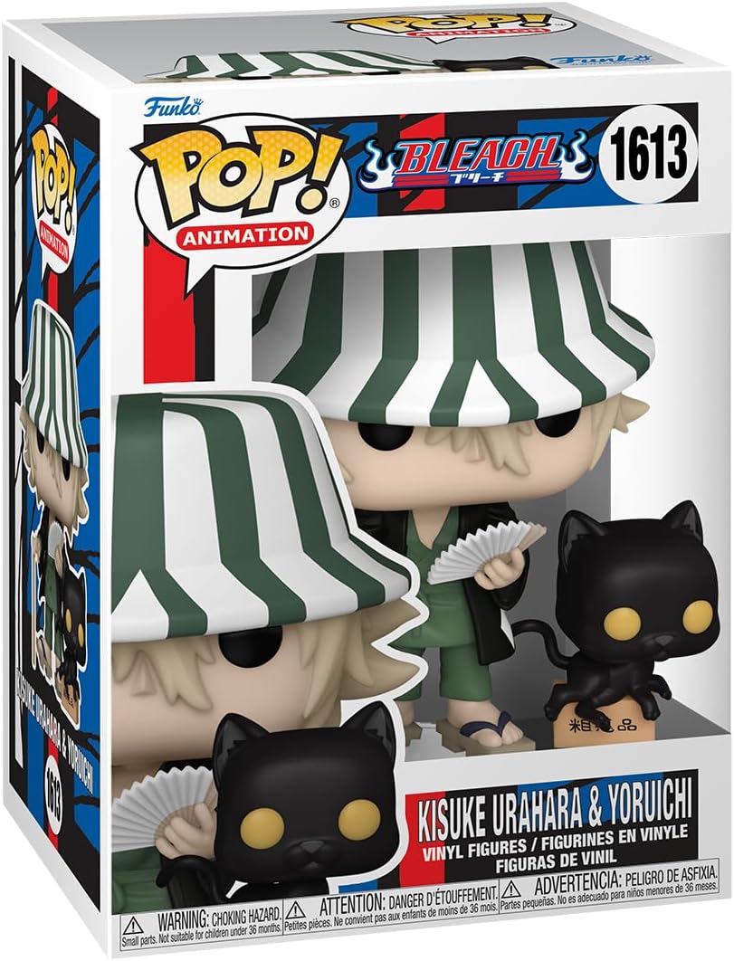 Funko POP! Animation: BLEACH - Kisuke Urahara With Yoruichi - Vinyl Collectible Figure - Gift Idea - Official Merchandise - Toys For Children And Adults - Anime Fans - Model Figure For Collectors