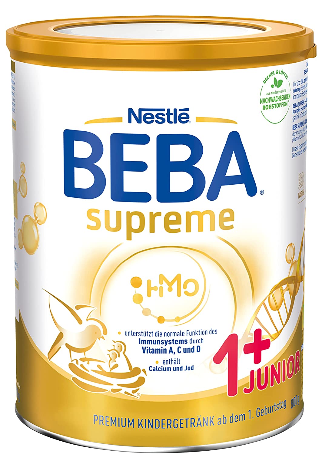 Nestlé Deutschland BEBA SUPREME JUNIOR 1 Milchgetränk ab dem 1. Geburtstag, 1er Pack (1 x 800g)