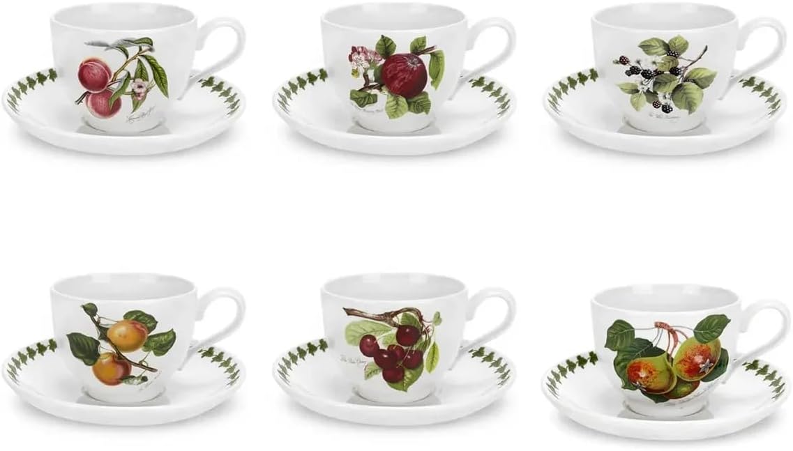 Portmeirion Pomona Cup & Saucer Set - New Single