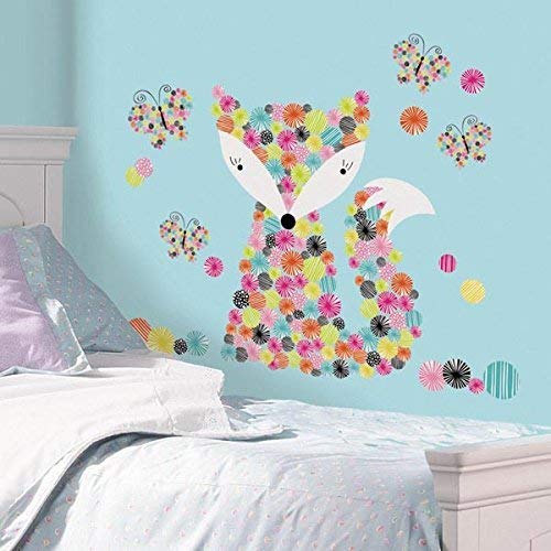 Roommates "Prismatic Fox" Wall Sticker