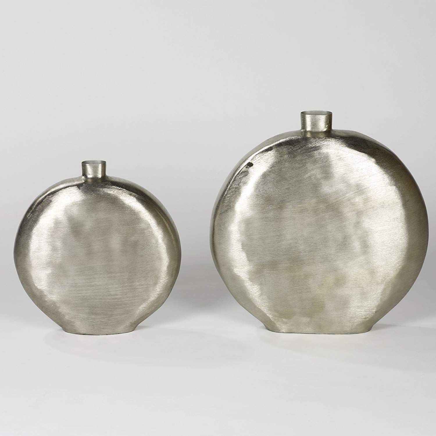 Lambert Botero 40107 Vase 38 X 37 X 11 Cm Nickel-Plated Aluminium