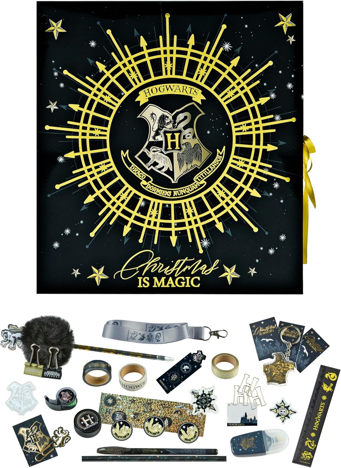 Undercover HPIC8026AM Harry Potter Advent Calendar, Black