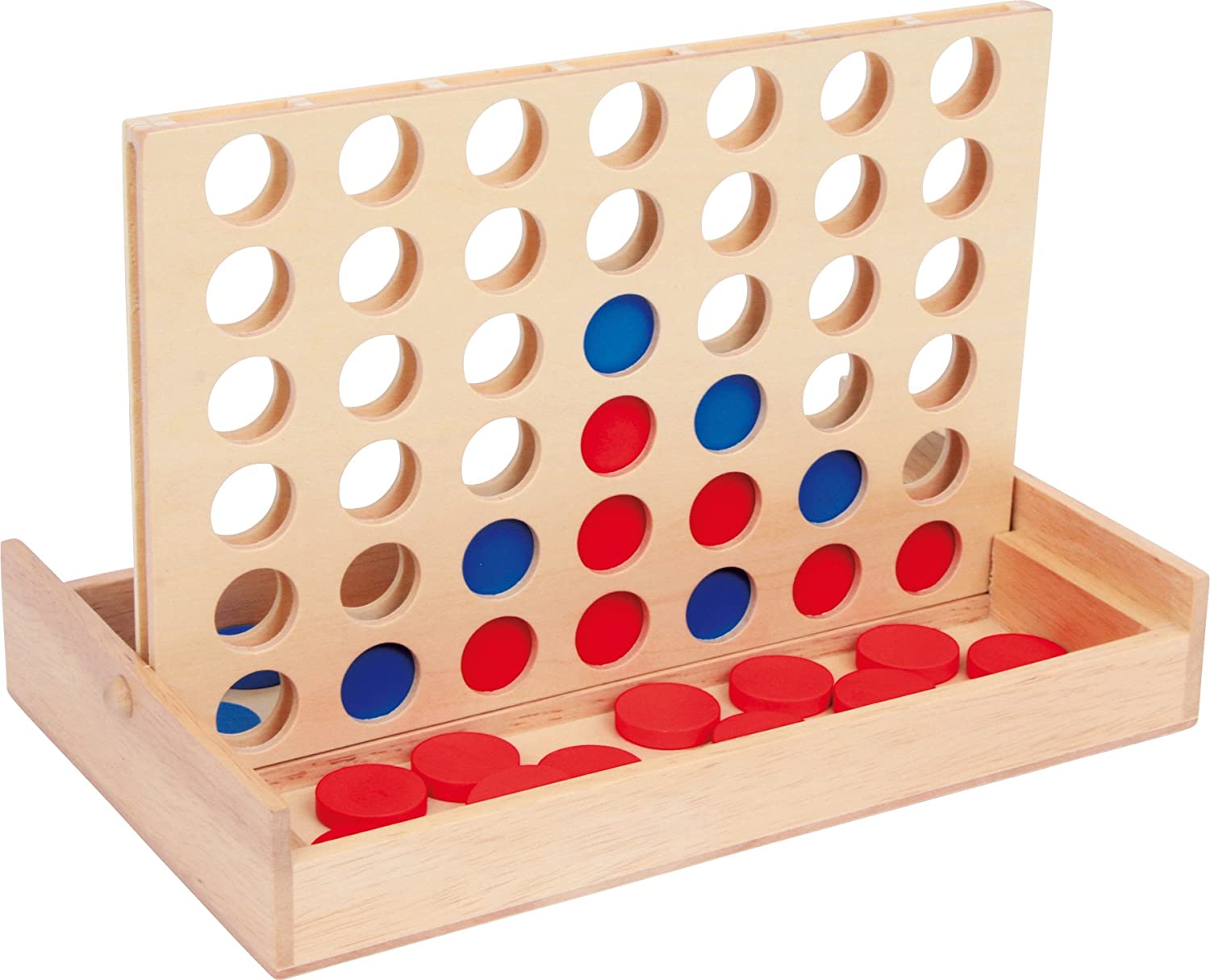 Small Foot 3460 Board Game Four In One Row On Travel As Travel Version For 