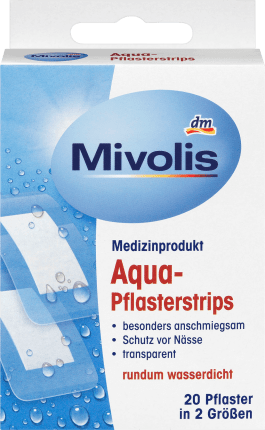 Mivolis Aqua-Pflasterstrips, 20 pcs