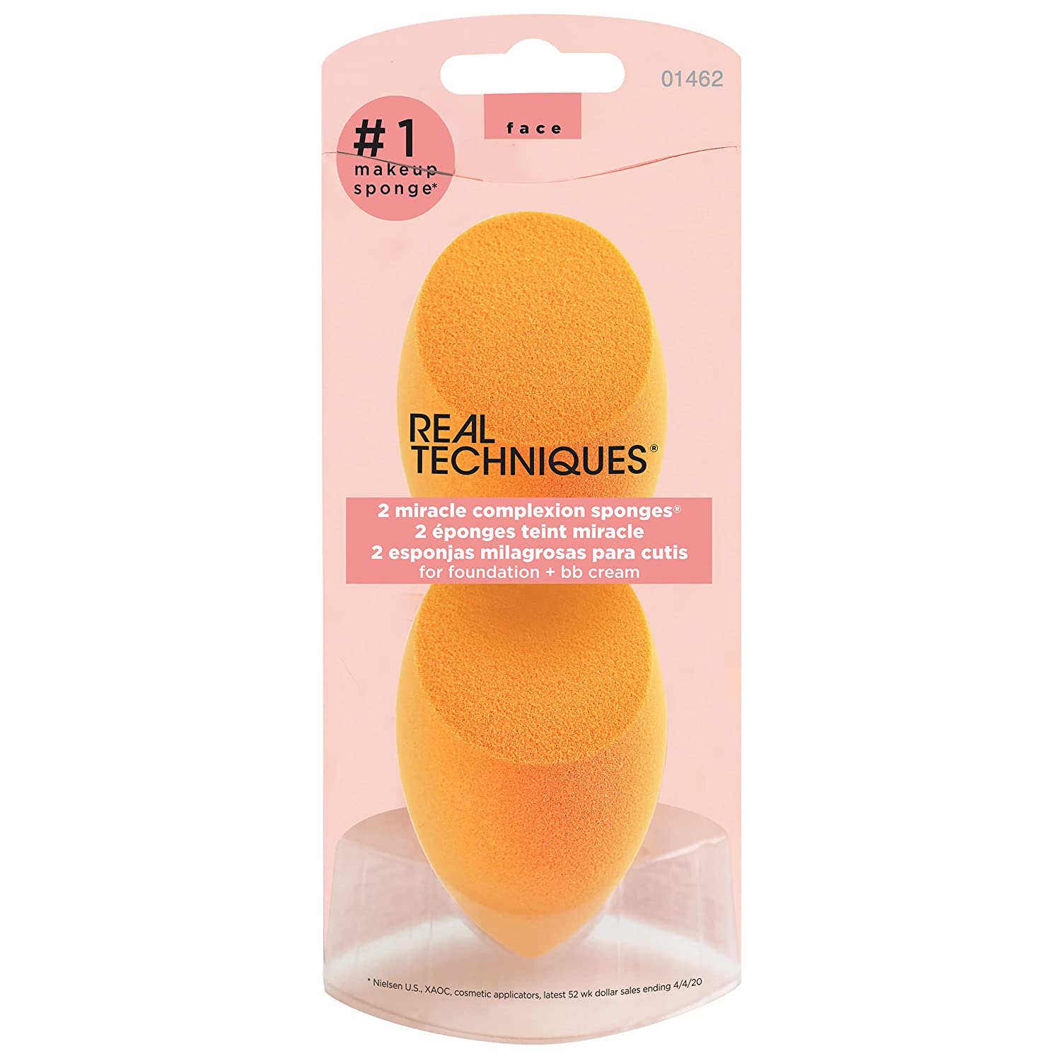 Real Techniques Make Up Sponge Pack of 1 x 2 Pieces, schwämme.