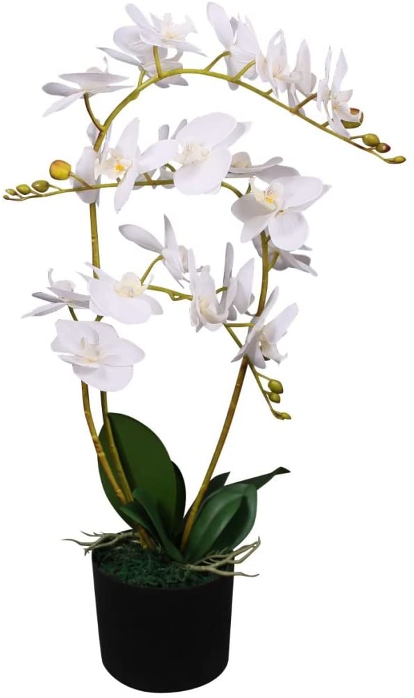vidaXL Artificial Orchid with Pot, Artificial Plant / Flower Various Select