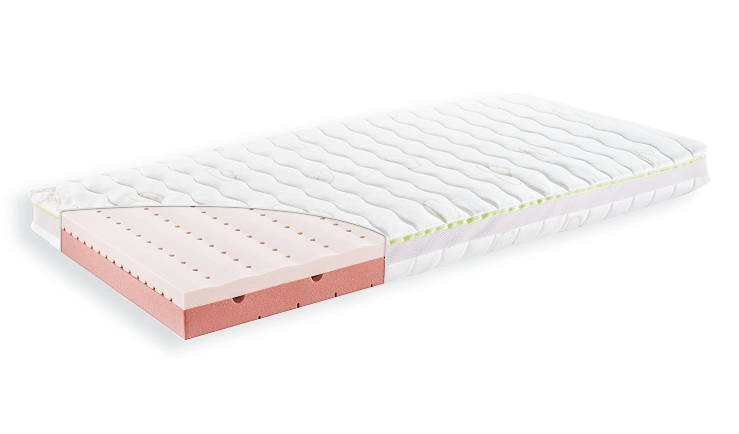 Traeumeland Träumeland Children\'s Mattress Pine Fragrance 90 x 190 cm White