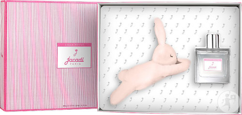 Jacadi Tout Petit Eau De Senteur Baby Girl Bottle 100ml + Rabbit 1 Set