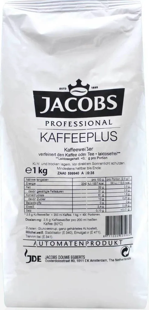 JACOBS Kaffeeplus Coffee Whitener 4031683 1kg