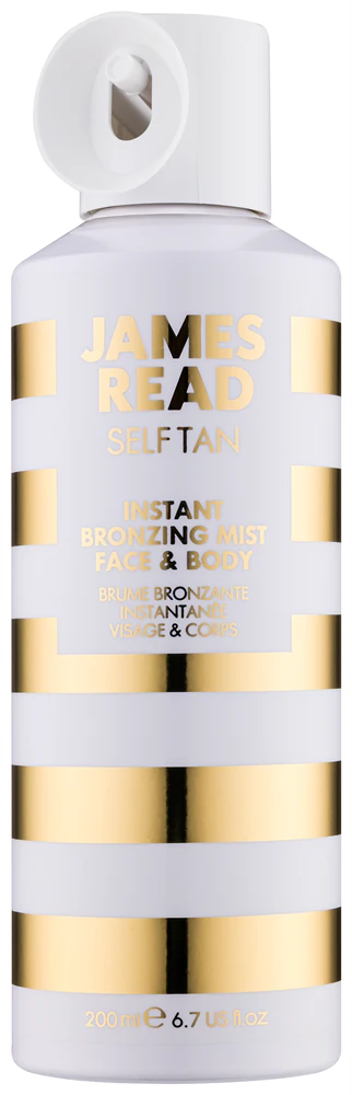 James Read Self Tan bronzing spray with immediate effect